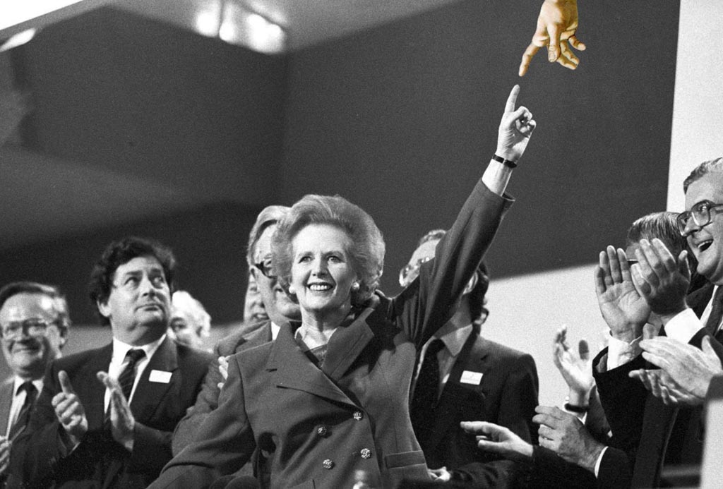 2013 - Thatcher vinger da vinci beeld Gustave Petit