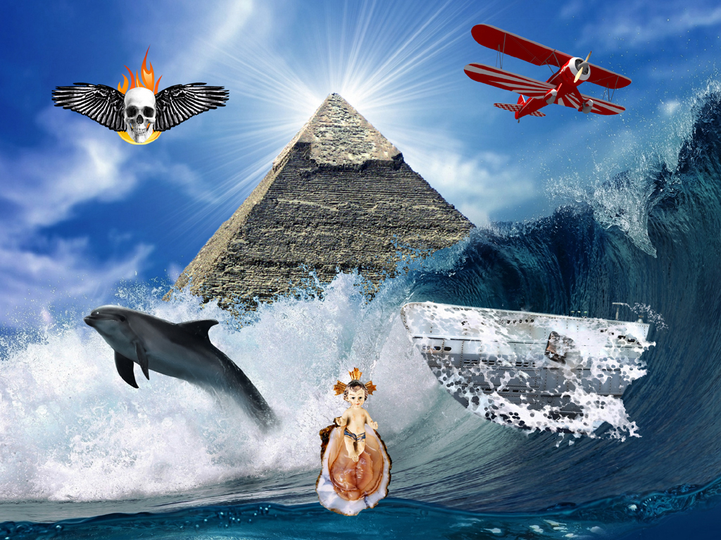 2013 - piramide golf dolfijn vliegt FOTO GUSTAVE PETIT