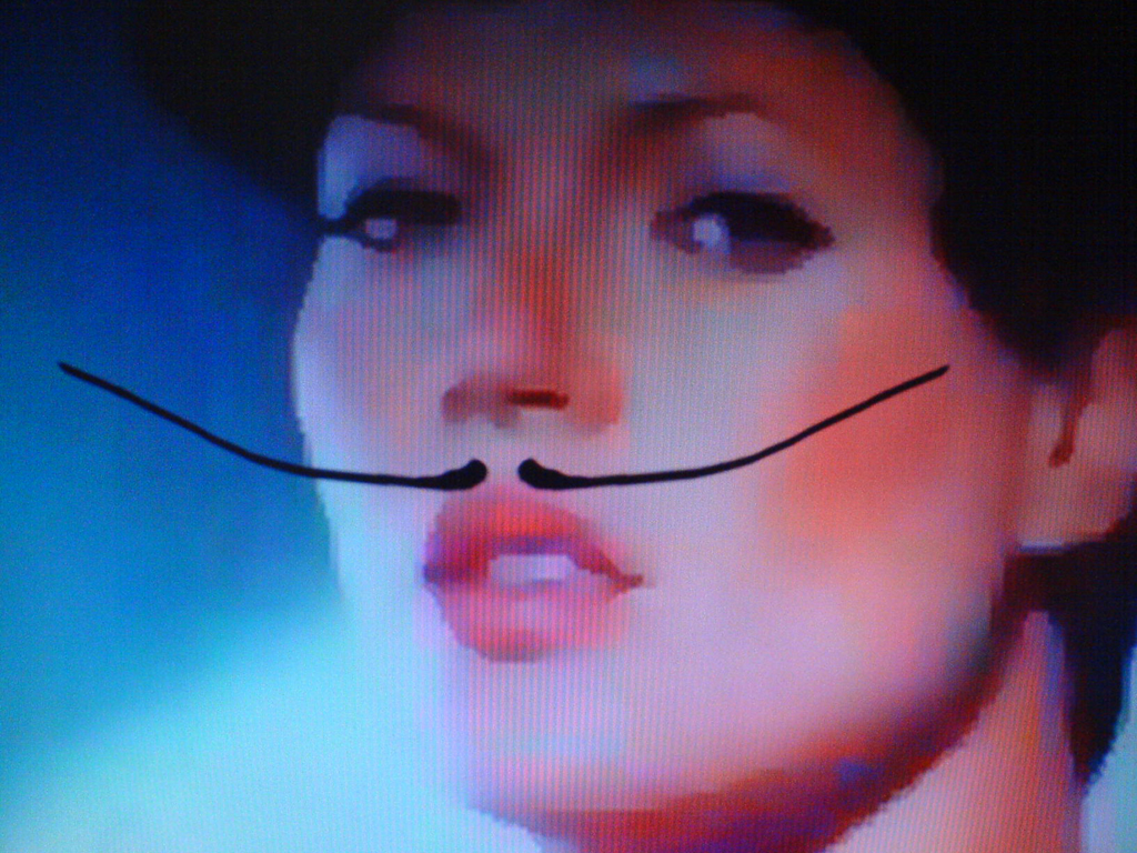 2010-2258 model mupi dalí snor FOTO GUSTAVE PETIT